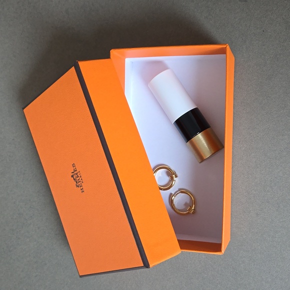 New never used HERMÈS BOX small storage box case Hermès Paris orange box display - Picture 5 of 6